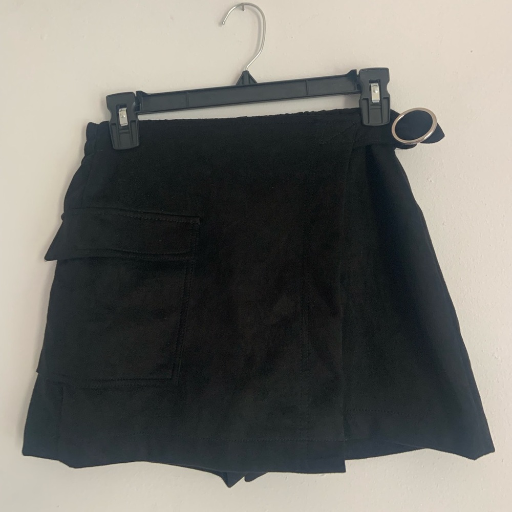 Bershka black skort